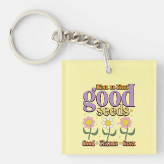 Porte-clefs Inspiration Plante Bonne Semences Wordart