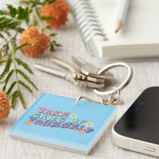 Porte-clefs Inspiration Prendre soin Porte - clé Wordart