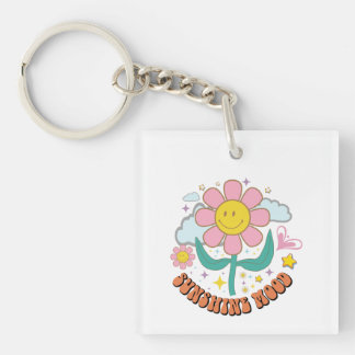 Porte-clefs Inspiration Sunshine Mood Wordart Porte - clé