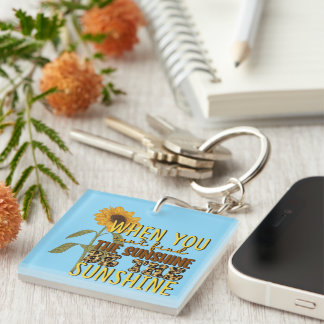 Porte-clefs Inspirational Be Sunshine Wordart