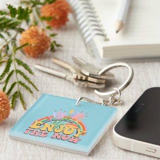 Porte-clefs Inspirational Profitez du Porte - clé Now Wordart