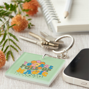 Porte-clefs Inspirationnel Plein de Porte - clé Wordart magiqu