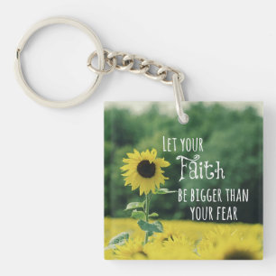 Porte-clefs Inspirationnel : Que Votre Foi Soit Plus Grande Qu