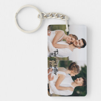 Porte-clefs Instagram photo et texte personnalisé Collage