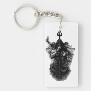Porte-clefs Intensité de Lord Shiva Trishul Om Namah Shivaya A