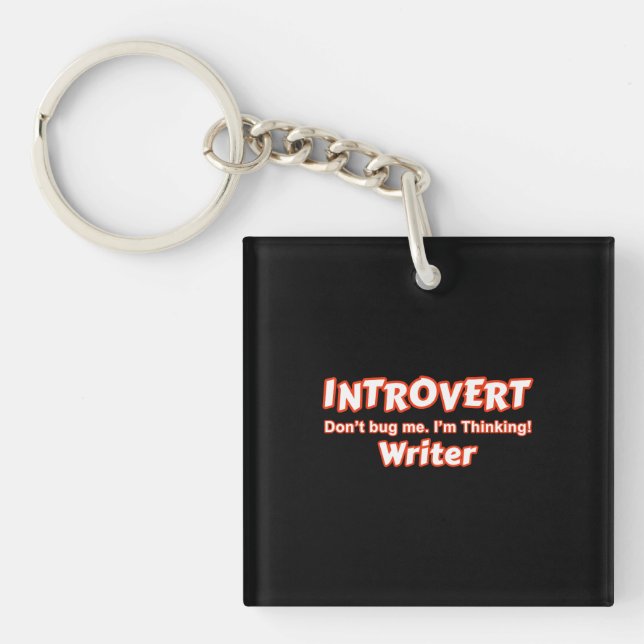 Porte-clefs Introvert Writer (Devant)
