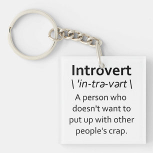 Porte-clefs Introverti