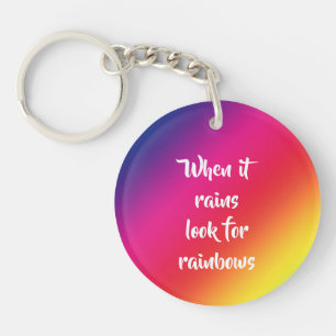 Porte-clefs Invitation de devis, chercher Rainbows & Stars