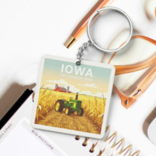 Porte-clefs Iowa vintage