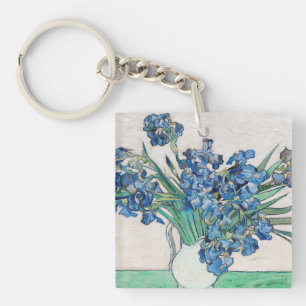 Porte-clefs Iris bleus par Vincent Van Gogh Beaux-Arts