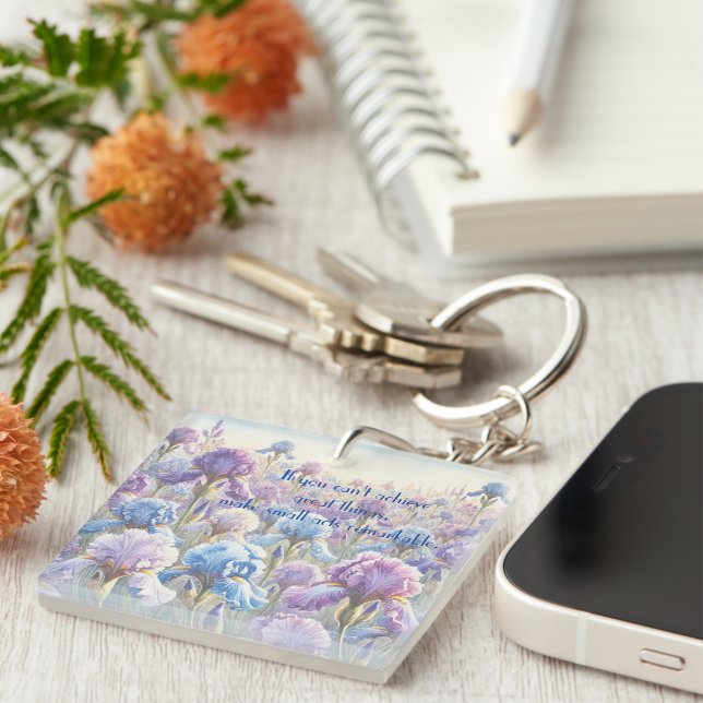 Porte-clefs Iris et devis à dossier (Devant Droit)