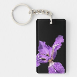 Porte-clefs Iris violet