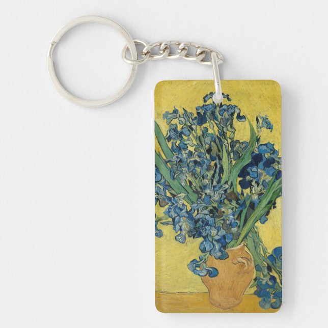 Porte-clefs Irises - Vincent van Gogh Art (Devant)