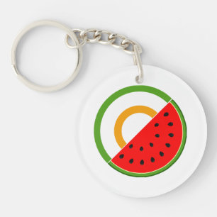 Porte-clefs IRLANDE AVEC PALESTINE - Watermelon