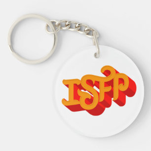 Porte-clefs ISFP type de personnalité beau type de design