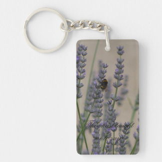 Porte-clefs It is well bee on lavender key ring