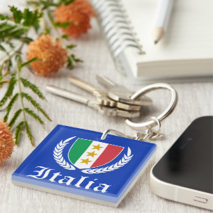 Porte-clefs Italia Crest