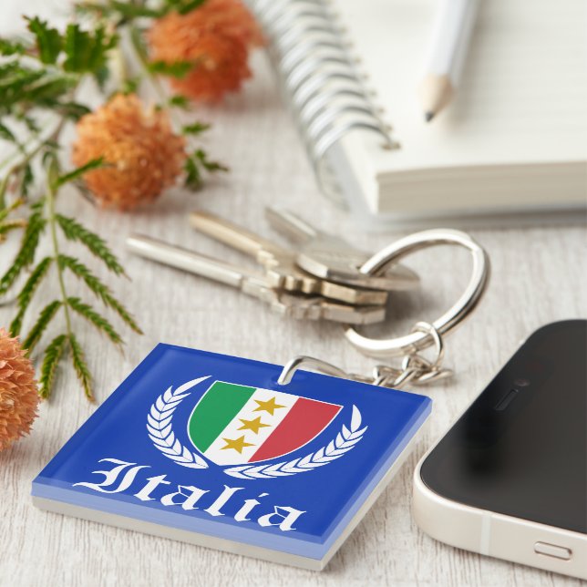 Porte-clefs Italia Crest (Devant Droit)