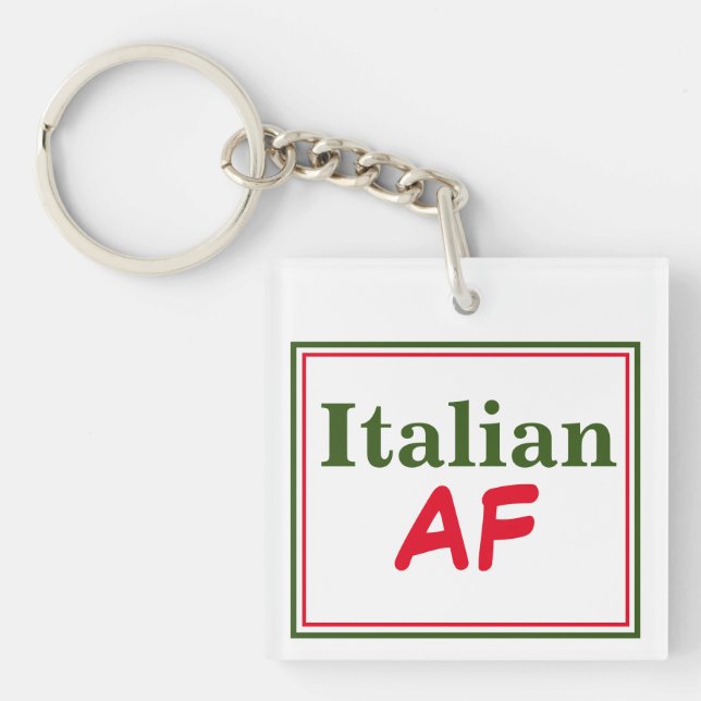 Porte-clefs Italien AF Drôle (Devant)