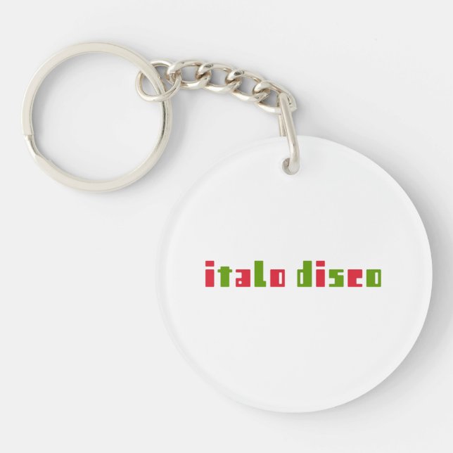 PORTE-CLEFS ITALO DISCO (Devant)