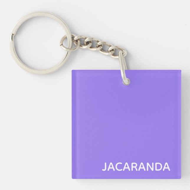 Porte-clefs Jacaranda purple color (Devant)