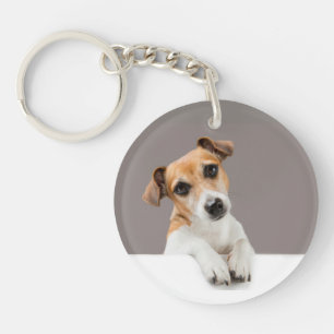 Porte-clefs Jack Russell Puppy Sweet Adorable Baby Jack