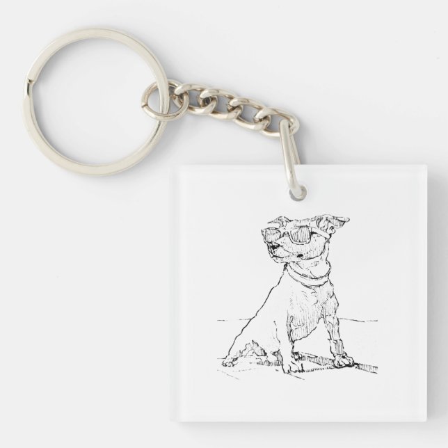 Porte-clefs Jack Russell Terrier  (Devant)