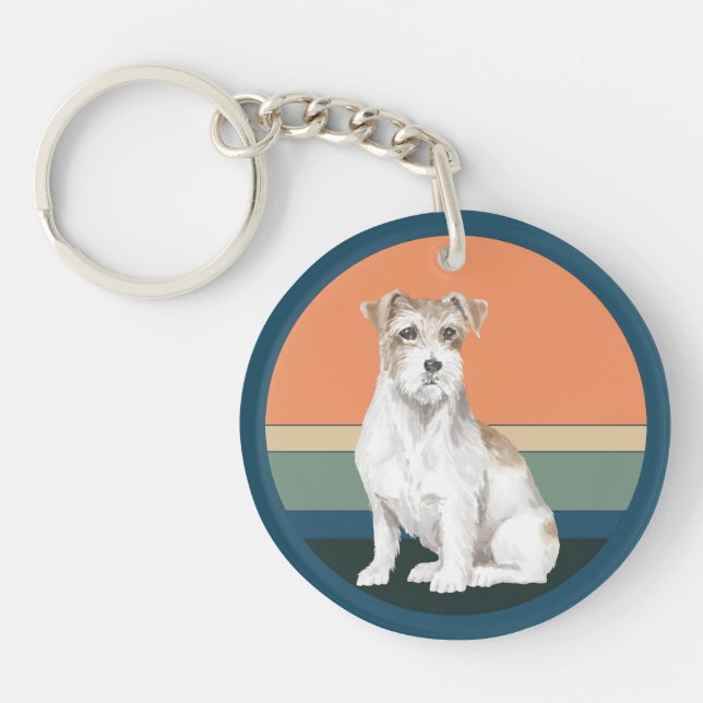 Porte-clefs Jack Russell Terrier Porte - clé Arrière - plan ré (Devant)