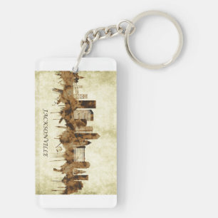 Porte-clefs Jacksonville Florida Cityscape
