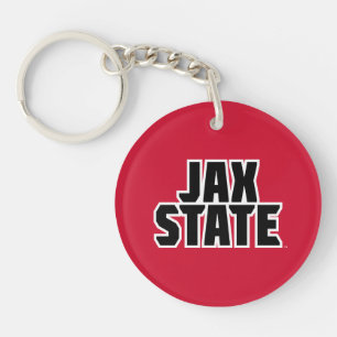Porte-clefs Jacksonville State University JAX STATE Bold Text