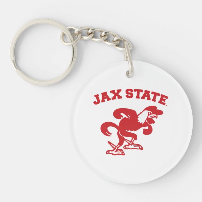 Porte-clefs Jacksonville State University JAX State Gamecocks (Devant)