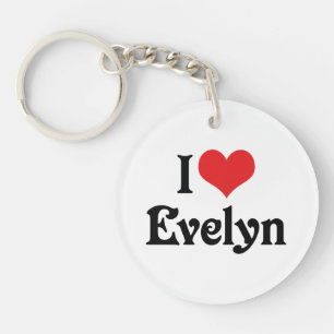 Porte-clefs J'adore Evelyn