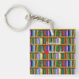 Porte-clefs J'adore lire Livres Thunder_Cove