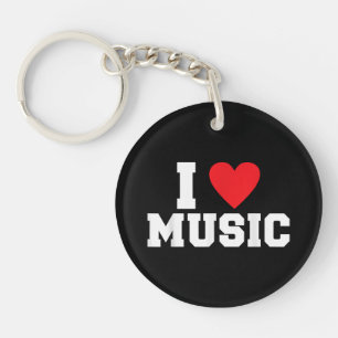 Porte-clefs J'adore Music Lover