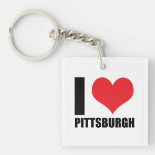 Porte-clefs J'adore Pittsburg 