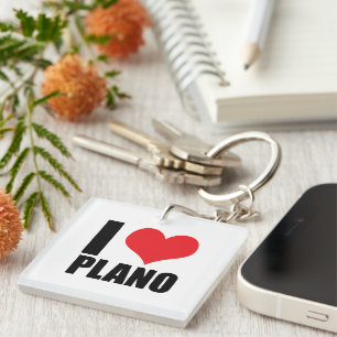 Porte-clefs J'adore Plano