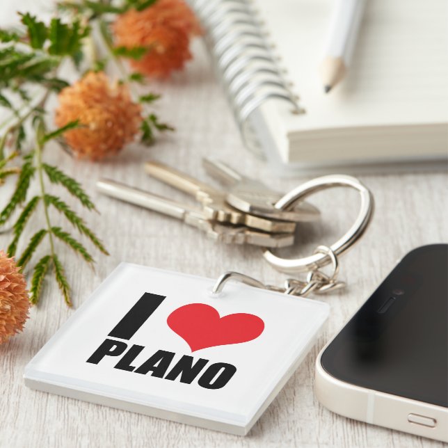 Porte-clefs J'adore Plano (Devant Droit)