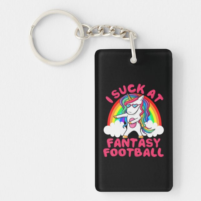 Porte-clefs J'Ai Chuté À L'Imaginaire Football Loser Trophée U (Devant)
