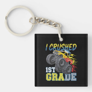 Porte-clefs J'ai écrasé un camion monstre de première année di