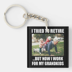Porte-clefs J'Ai Essayé De Me Retirer Mais Maintenant Je Trava
