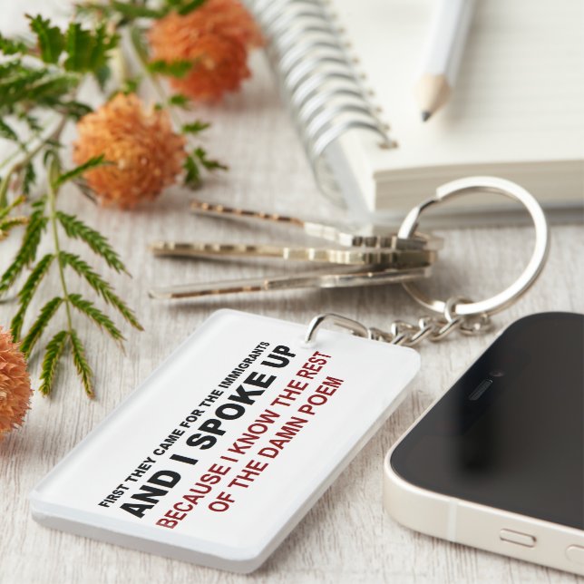PORTE-CLEFS J'AI PRIS LA PAROLE  (Devant droit)
