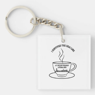 Porte-clefs J'ai survécu à la ligne Chai à Chicago Ijtema