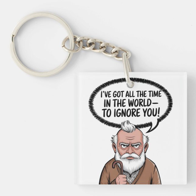 Porte-clefs J'Ai Tout Le Temps Dans Le Monde - Pour Vous Ignor (Devant)