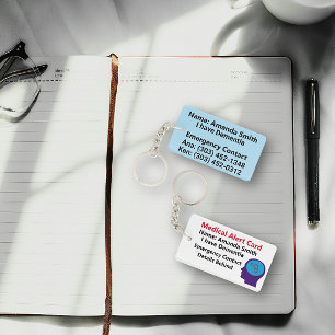 Porte-clefs J'ai une alerte Médicale de démence