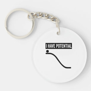 Porte-clefs J'Ai Une Énergie Potentielle