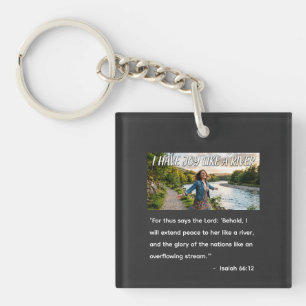 Porte-clefs J'ai une joie comme un fleuve