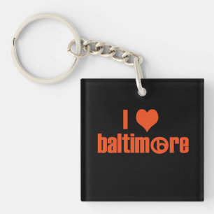 Porte-clefs J'aime Baltimore
