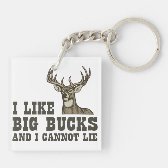 Porte-clefs J'aime des fortunes et je ne peux pas me trouver (Dos)