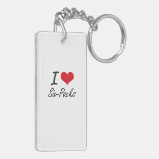 Porte-clefs J'aime des packs de six