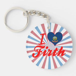 Porte-clefs J'aime Firth, Idaho